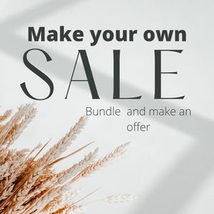 Make your own sale!
